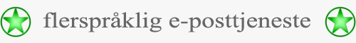 Flerspråklig e-posttjeneste - Transliton.Staging